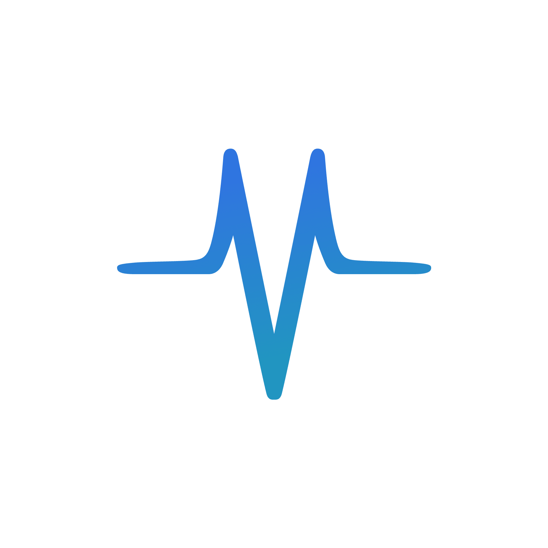 MediStack stylized waveform logo
