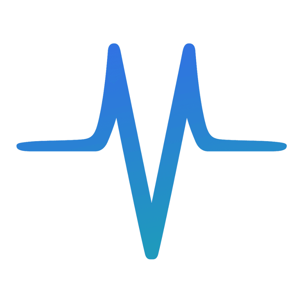 MediStack stylized waveform logo